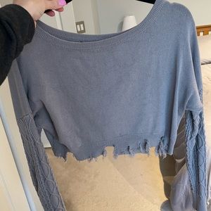 Cute crop sweater